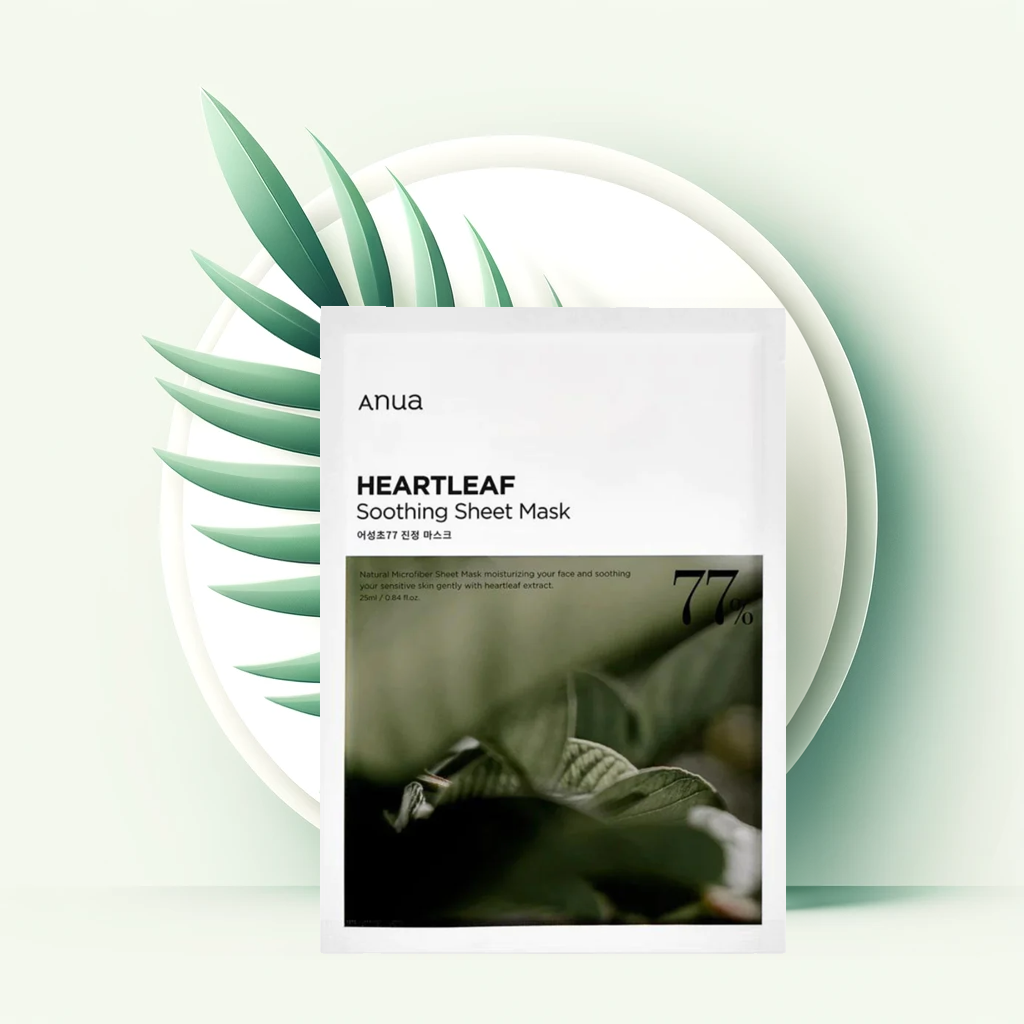 Anua | Heartleaf 77% Soothing Sheet Mask | 25 ml