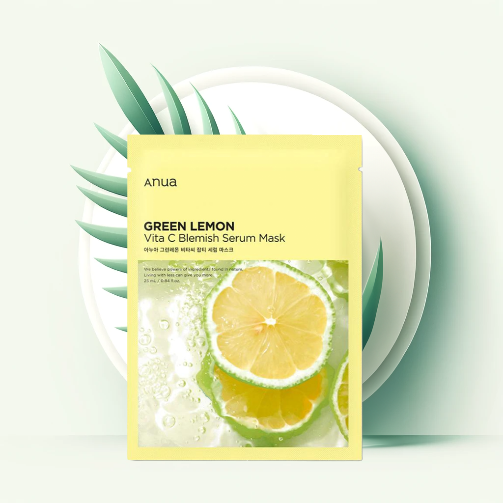 Anua | Green Lemon Vita C Belmish Serum Mask | 25 ml